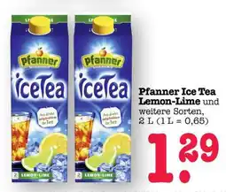 Scheck-in-Center Pfanner Ice Tea Lemon-Lime Angebot
