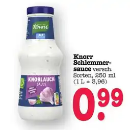 Scheck-in-Center Knorr Schlemmersauce Angebot