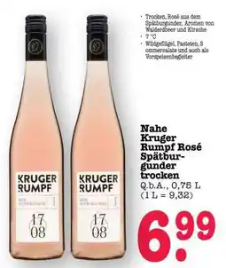 Scheck-in-Center Nahe Kruger Rumpf Rosé Spätburgunder trocken Angebot