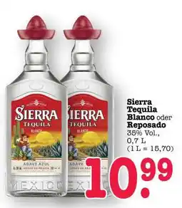 Scheck-in-Center Sierra Tequila Blanco oder Reposado Angebot
