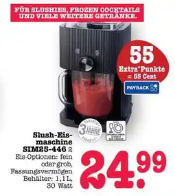 Scheck-in-Center Slush-Eis-maschine SIM25-446 Angebot