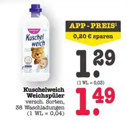 Scheck-in-Center KUSCHELWEICH Weichspüler Angebot