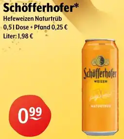 Getränke Hoffmann Schöfferhofer Hefeweizen Naturtrüb Angebot