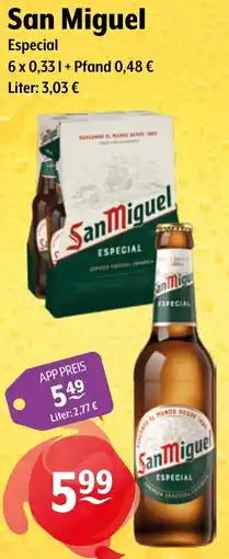 Getränke Hoffmann San Miguel Especial Angebot