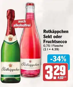 AEZ Rotkäppchen Sekt oder Fruchtsecco Angebot