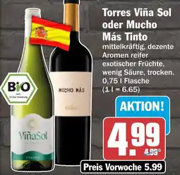 AEZ Torres Viña Sol oder Mucho Más Tinto Angebot