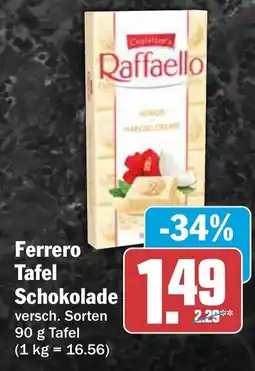 AEZ Ferrero Tafel Schokolade Angebot