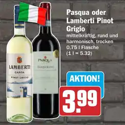 AEZ Pasqua oder Lamberti Pinot Grigio Angebot