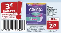Combi Always slipeinlagen big pack Angebot