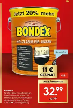 Hellweg Bondex holzlasur Angebot