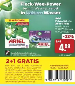 Combi Ariel pulver Angebot