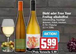 AEZ Diehl oder Free Your Freitag alkoholfrei Angebot