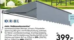 Hellweg Durabil elektr. halbkassettenmarkise Angebot