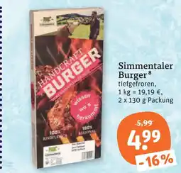 tegut Simmentaler burger Angebot