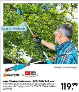 Hellweg Gardena akku-teleskop-hochentaster tcs 20/18v p4a solo Angebot