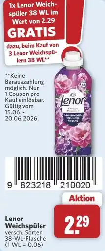 Combi Lenor weichspüler Angebot