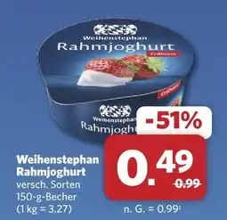 Combi Weihenstephan rahmjoghurt Angebot