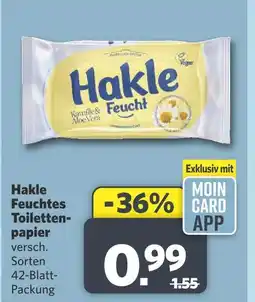 Combi Hakle feuchtes toilettenpapier Angebot