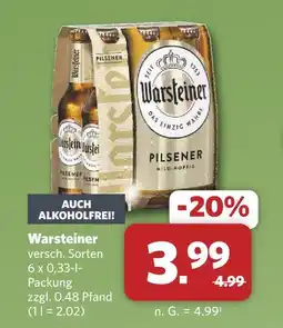 Combi Warsteiner pilsener Angebot