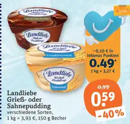 tegut Landliebe grießpudding Angebot