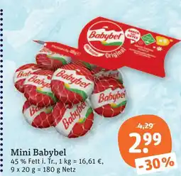 tegut Babybel mini babybel Angebot
