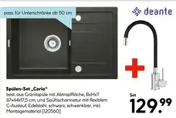 Hellweg Deante spülen-set corio Angebot
