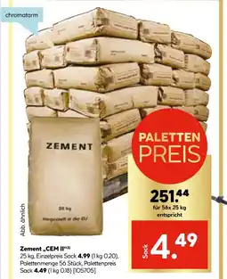 Hellweg Zement cem ii Angebot