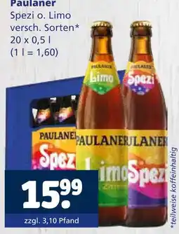Getränkewelt Paulaner spezi Angebot