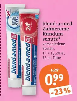 tegut Blend-a-med zahncreme rundumschutz Angebot