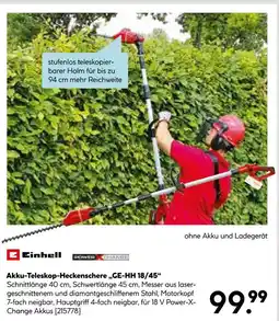Hellweg Einhell akku-teleskop-heckenschere ge-hh 18/45 Angebot