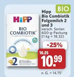 Combi Hipp bio combiotik folgemilch 2 und 3 Angebot