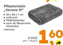 Globus Baumarkt Pflasterstein verona m Angebot