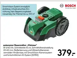 Hellweg Bosch autonomer rasenmäher visimow Angebot