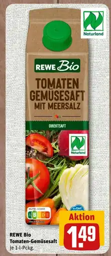 nahkauf Rewe bio tomaten-gemüsesaft mit meersalz Angebot