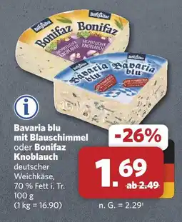 Combi Bergader bavaria blu mit blauschimmel Angebot