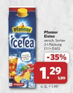 Combi Pfanner eistee pfirsich Angebot