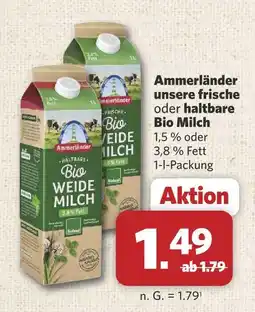 Combi Ammerländer unsere frische bio milch Angebot