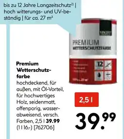Hellweg Premium wetterschutzfarbe Angebot