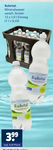 Getränkewelt Ruhrtal mineralwasser Angebot