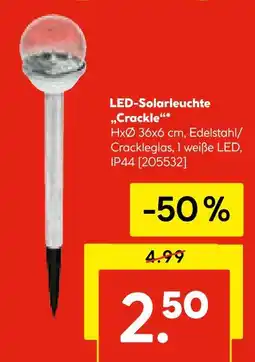 Hellweg Led-solarleuchte crackle Angebot