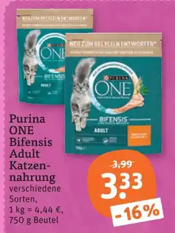tegut Purina one bifensis adult katzennahrung Angebot