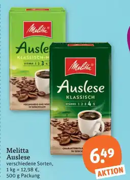 tegut Melitta auslese kaffee Angebot