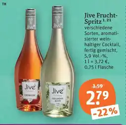 tegut Jive frucht-spritz Angebot