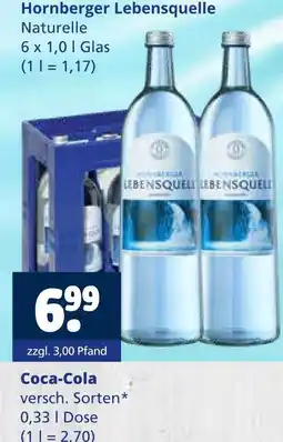 Getränkewelt Hornberger lebensquelle naturelle Angebot