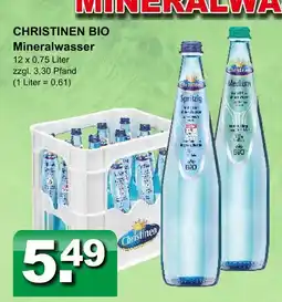 Getränkeparadies Gefromm Christinen bio spritzig Angebot