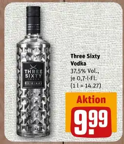 nahkauf Three sixty vodka Angebot