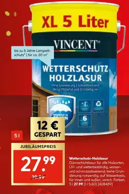 Hellweg Vincent wetterschutz-holzlasur xl Angebot
