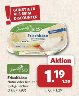 Combi Jeden tag bio frischkäse Angebot