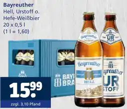 Getränkewelt Bayreuther hell Angebot