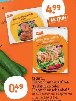 tegut Tegut... hähnchenbrustfilet-teilstücke Angebot